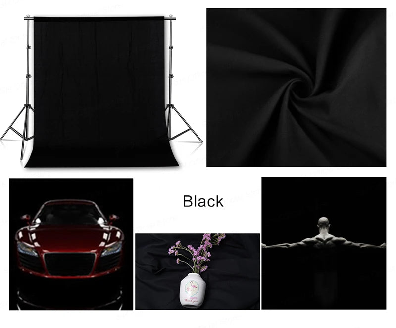 Background Stand Kit Support Frame System Backdrops  Adjustable Stand for Photography Photo Studio Chromakey Green Screen Frame