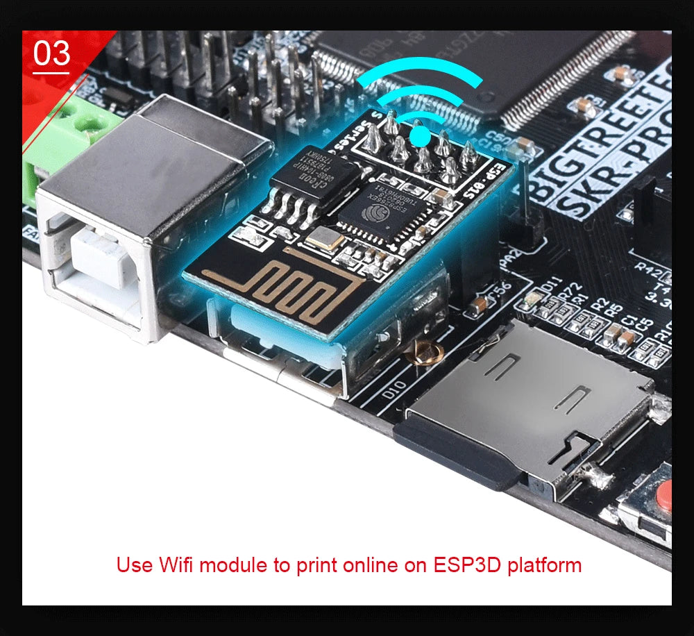 BIGTREETECH SKR PRO V1.2 Control Board TFT35 V3.0 Screen WIFI 32 Bit Motherboard TMC2208UART TMC2209 TMC2130 Driver MKS GEN L