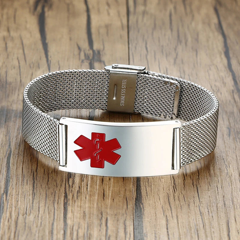 Personalize Names Bracelets for Men,Custom Engraved Stainless Steel ID Bracelets,Custom Love Gift Wrist for Father Husband Son