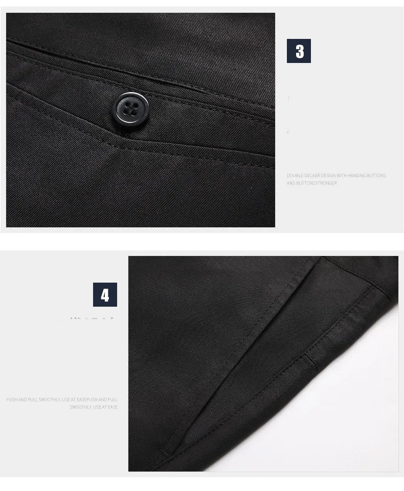 MRMT 2026 Brand Men's Trousers High Waist Black Suit Pants Men Trousers Thin Straight Loose Formal Business Casual Man Trouser
