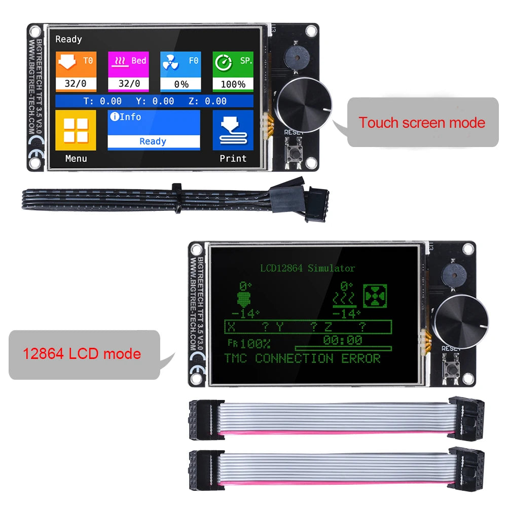 BIGTREETECH TFT35 V3.0 Touch Screen 12864 LCD Mode Or Serial Touch Screen Mode For SKR V1.4 Turbo SKR MINI E3 V2.0 Ender 3