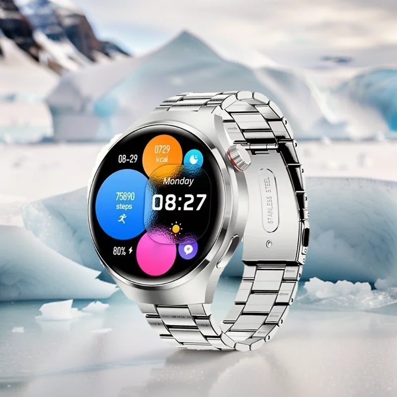 G.L Wear 2025 New Men's Smart Watch HD Display Health Tracking Bluetooth Calling Voice Assistant Sports Smartwatch