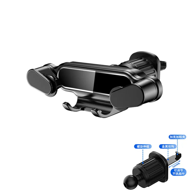 Gravity Car Phone Holder For Peugeot 4008 5008 308 2008 3008 207 Air Vent Clip Mount Mobile Cell Phone Stand GPS Accessories