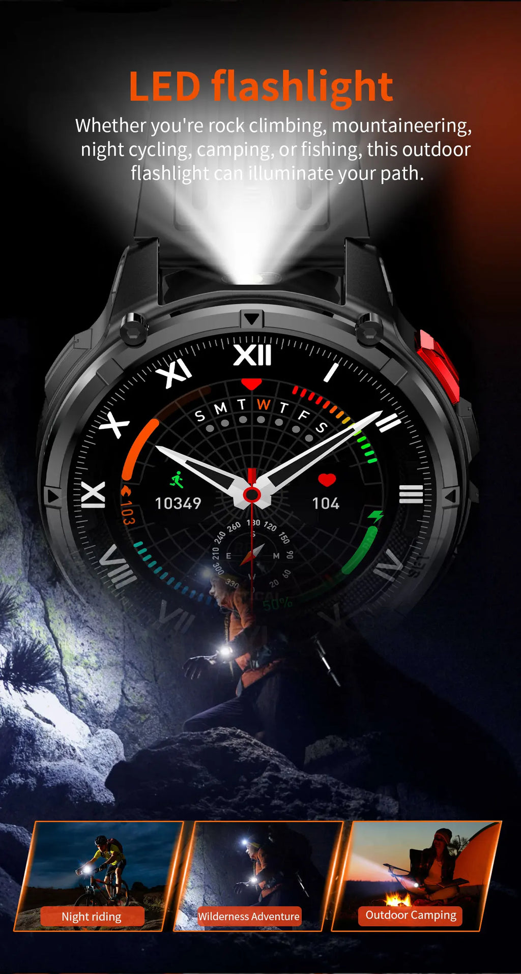 2026 New T-Rex3 Pro GPS Tracker 1100mAh Smartwatch Men 120-Day Standby Clock Rugged Outdoor Sport 10ATM Waterproof Call Watches