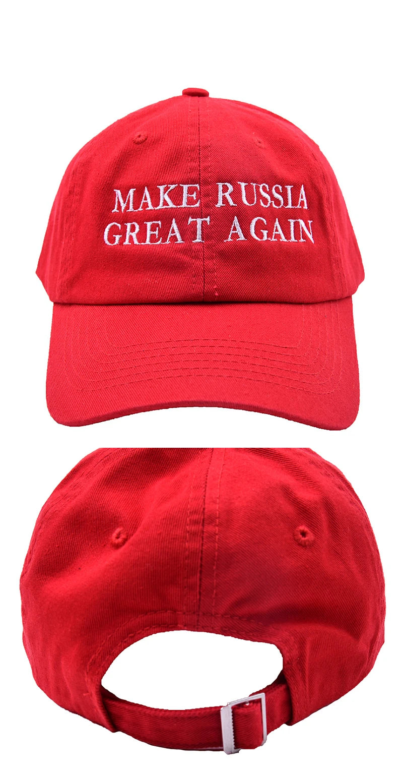 New Embroidery Letter Make Russia Great Again Dad Hat Hip Hop  Unisex Bucket Hat Outdoor Men Adjustable Snapback Baseball Hats