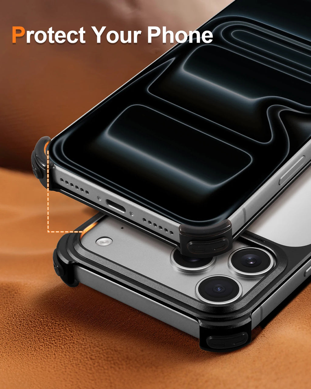 Oatsbasf Slim Phone Case for iPhone 17 Pro / 17 Pro Max Orginal Feel Protective Cover Shockproof Bumper for iPhone 17 Pro Max