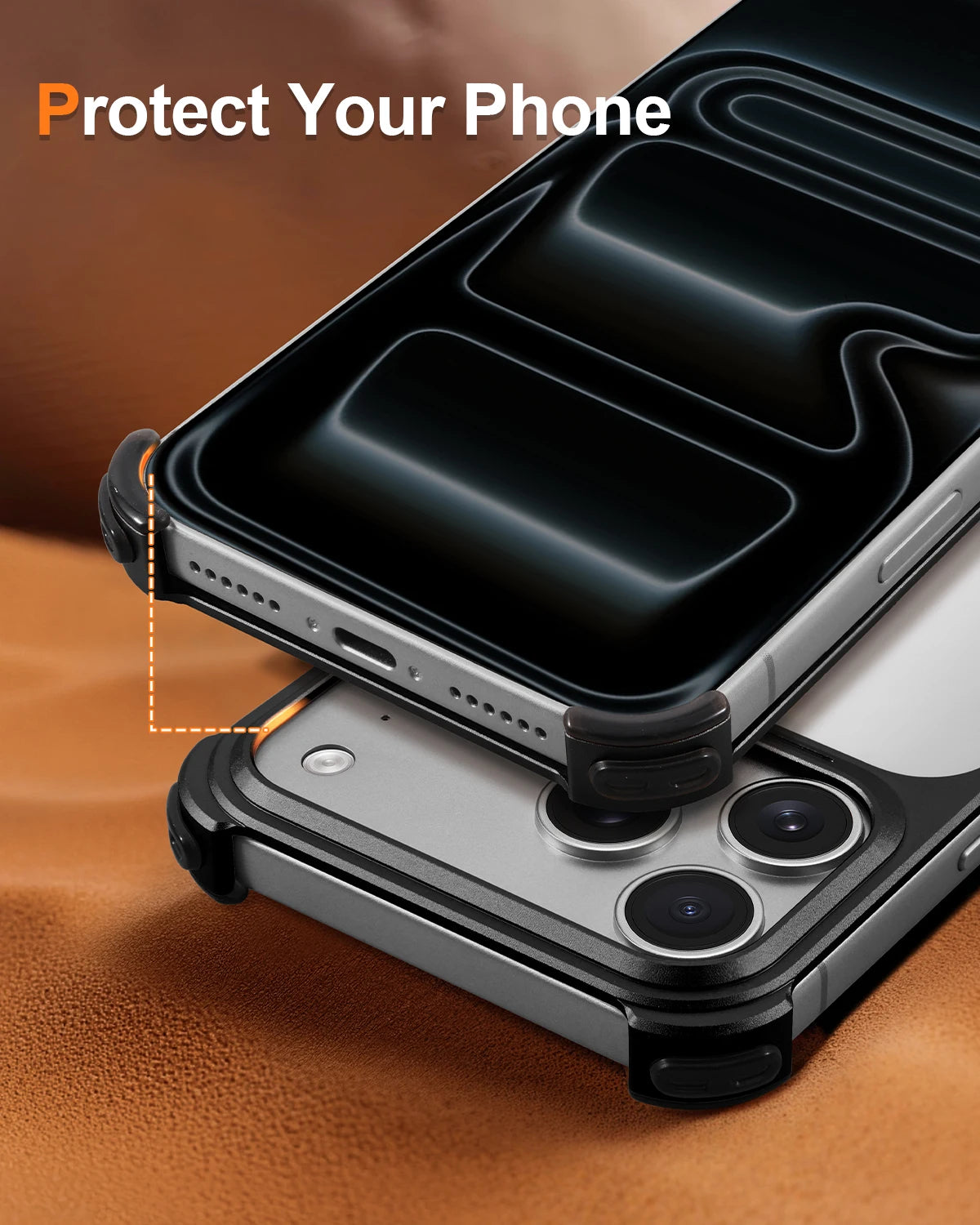 Oatsbasf Slim Phone Case for iPhone 17 Pro / 17 Pro Max Orginal Feel Protective Cover Shockproof Bumper for iPhone 17 Pro Max