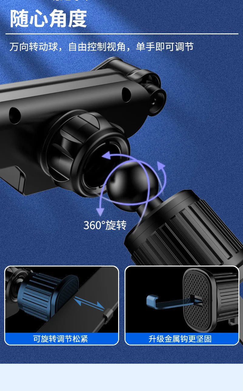 Gravity Car Phone Holder For Peugeot 4008 5008 308 2008 3008 207 Air Vent Clip Mount Mobile Cell Phone Stand GPS Accessories