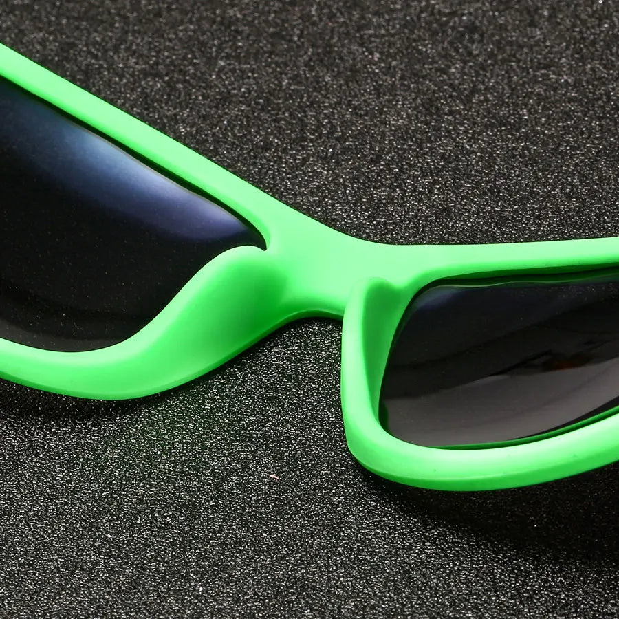 4PCS Fashion Vintage Pattern  Cycling Sports Sunglasses Men Women Running Cycling Mountaineering Sport Man Sun Glasses