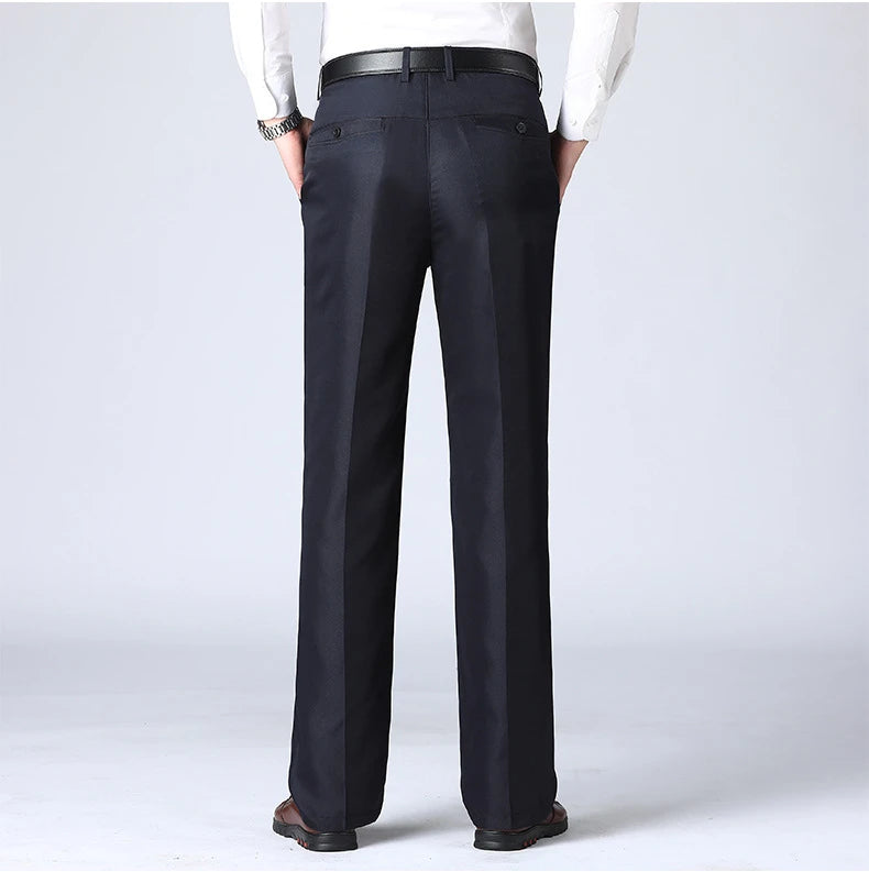 MRMT 2026 Brand Men's Trousers High Waist Black Suit Pants Men Trousers Thin Straight Loose Formal Business Casual Man Trouser